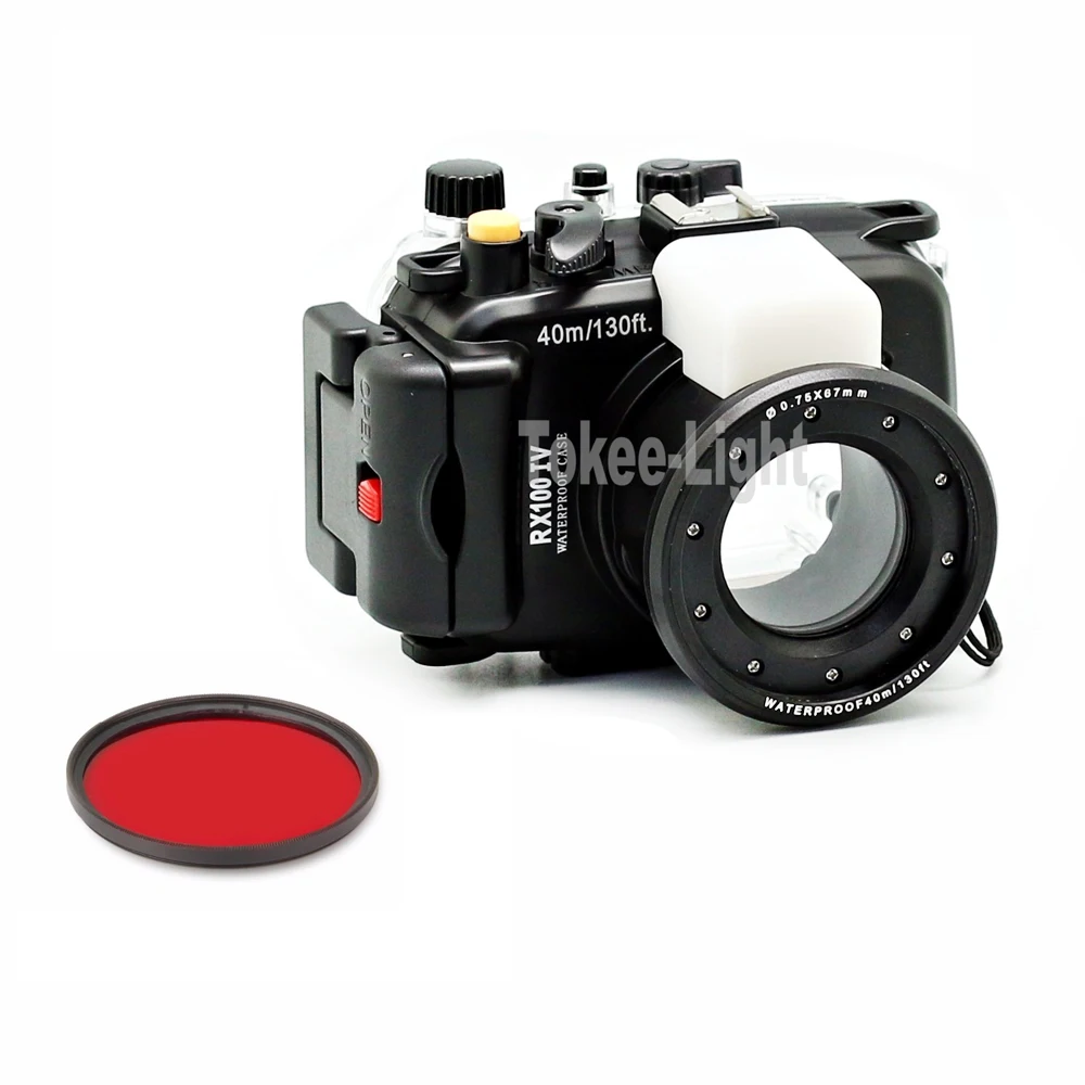 Чехол для подводной Камеры Sony RX100 IV M4 40 метров 130 футов водонепроницаемый корпус