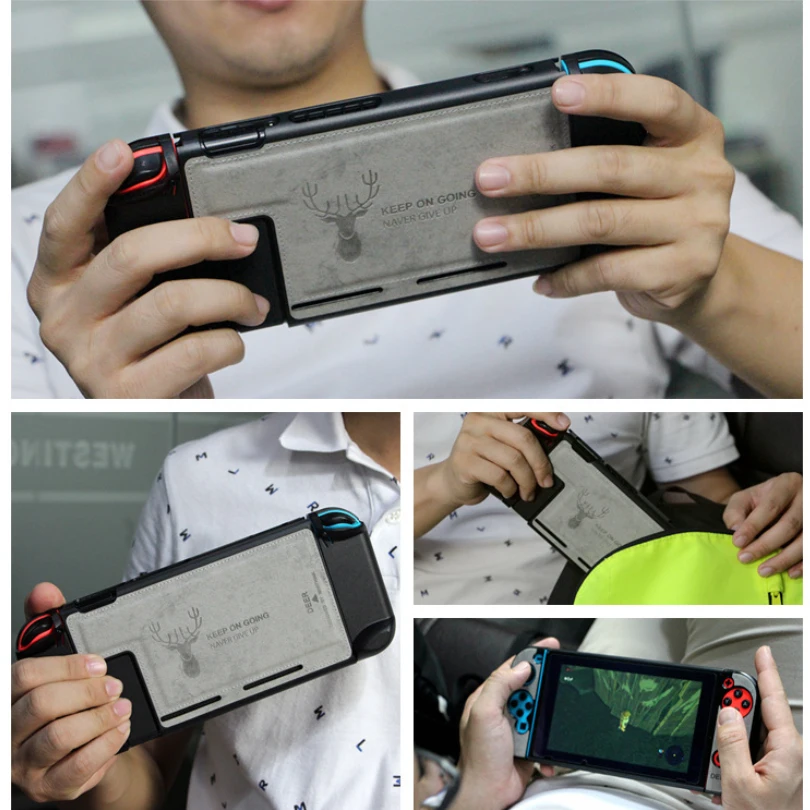 Аксессуары для консоли Nintendo Switch защитный чехол Joy-Con тканевый задней панели