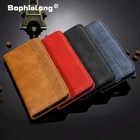 Кожаные чехлы в стиле ретро Tecno Pova 2 LE7 Camon 12 Pro Air CC9 CC6 Phantom X AC8, флип-кошелек, чехол-подставка Infinix S5 Lite X652 X652B