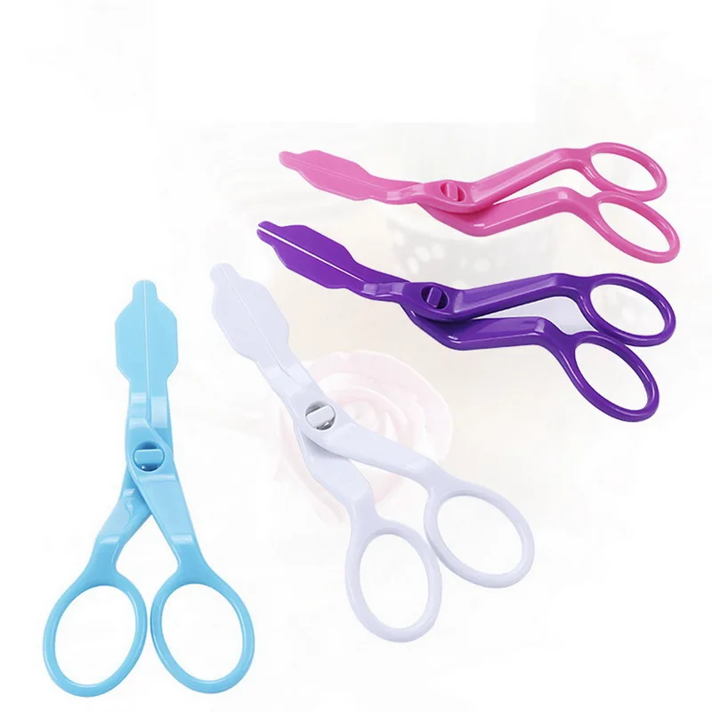 2Pcs Piping Flower Scissors Nail Safety Rose Decor Lifter Fondant Cake Decorating Tray Cream Transfer Baking Pastry Tools #1 | Дом и сад