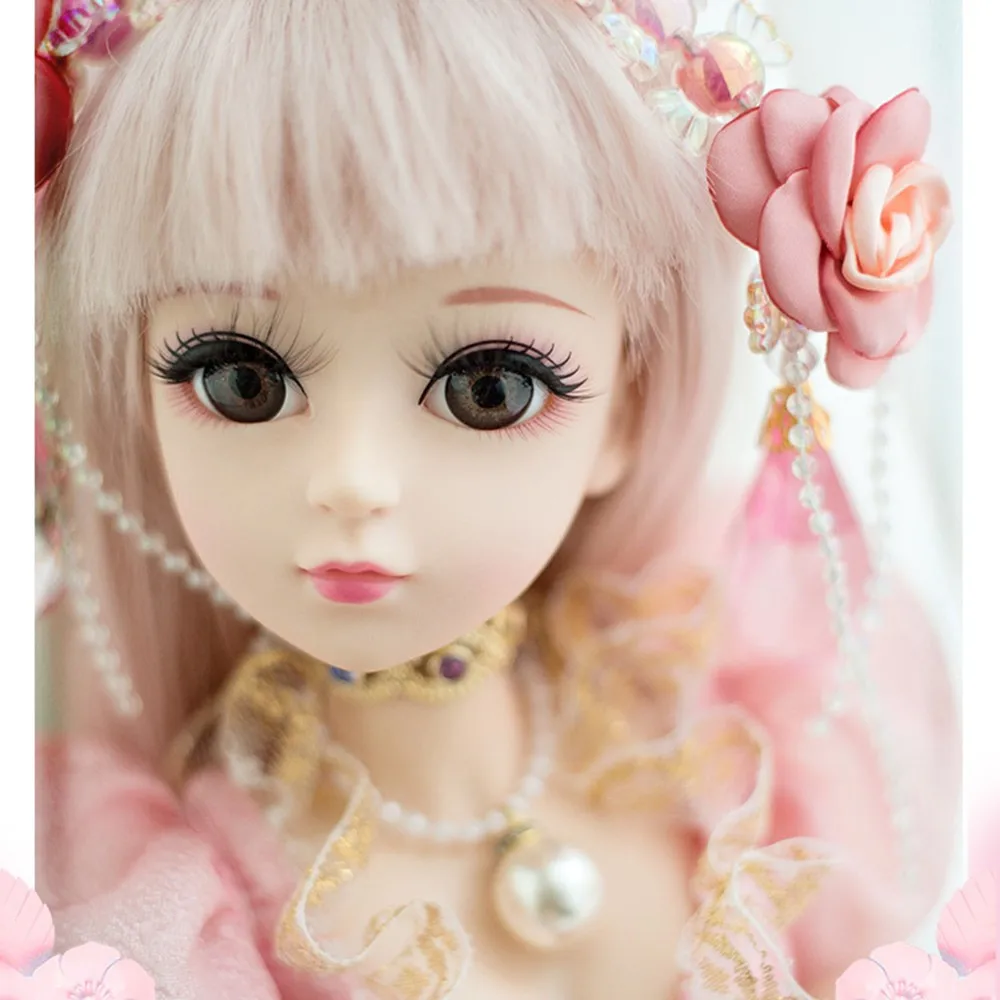 1/3 BJD куклы 60 см 19 шарнирные (парик + обувь одежда волосы глаза макияж) игрушки