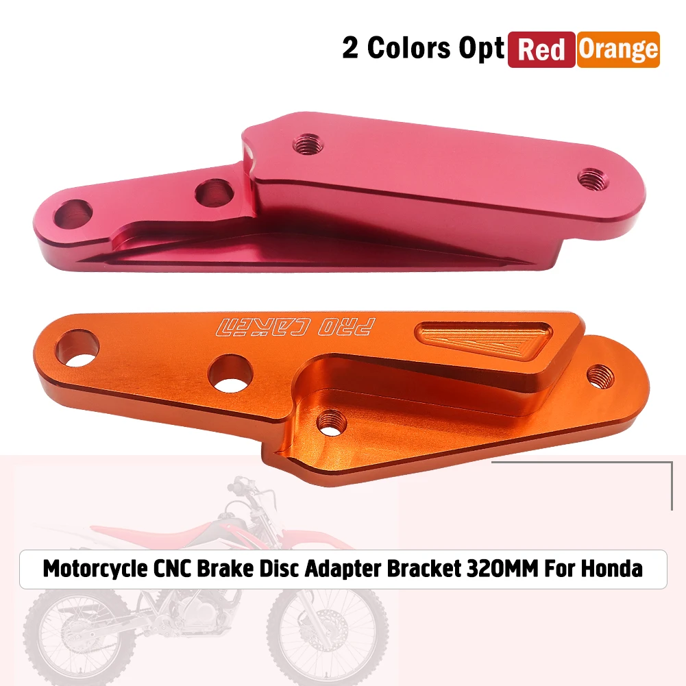

Brake Caliper Adaptor For Honda CRR CRE 125-500 1995-2001 CRF 250R 450R 250X 450X 2002-2018 320mm Front BrakeDisc Bracket