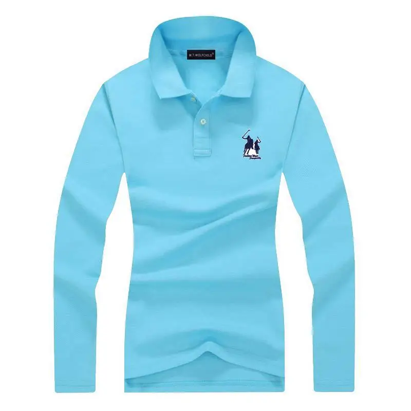 Женские футболки поло 2020 женские рубашки с длинным рукавом повседневная женская