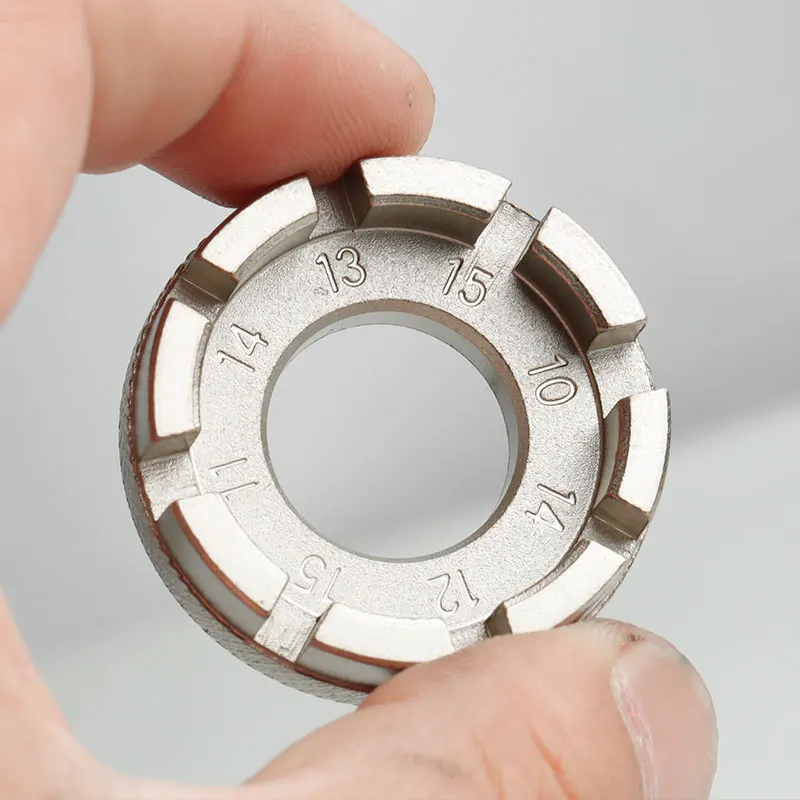 Велосипедный спицевый гаечный ключ с 8 канавками для колес велосипеда