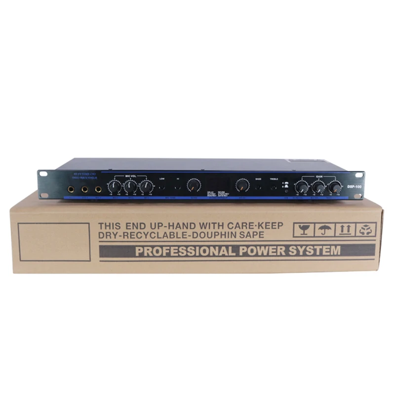 DSP-100 предусилитель караоке цифровой эхо реверберация