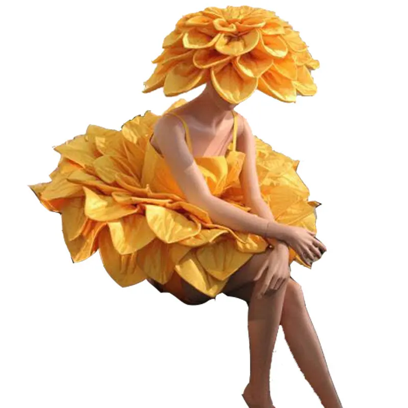 Наряд для ночного клуба или бара с цветами сцены вечеринки одежда в стиле Рейв