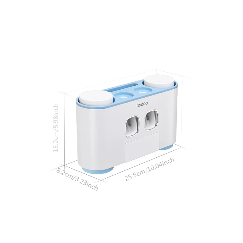 3Colors Wall-mount Toothbrush Holder Auto Squeezing Toothpaste Dispenser Cup Storage Bathroom Accessories | Дом и сад