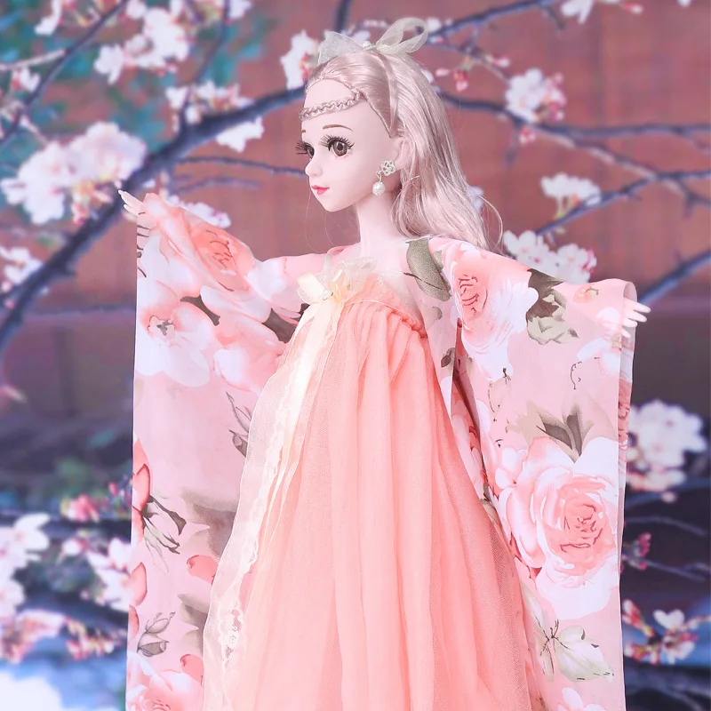 Мини кукла 3D глаза 60 см разговор Музыка Пение китайский стиль династии Хань