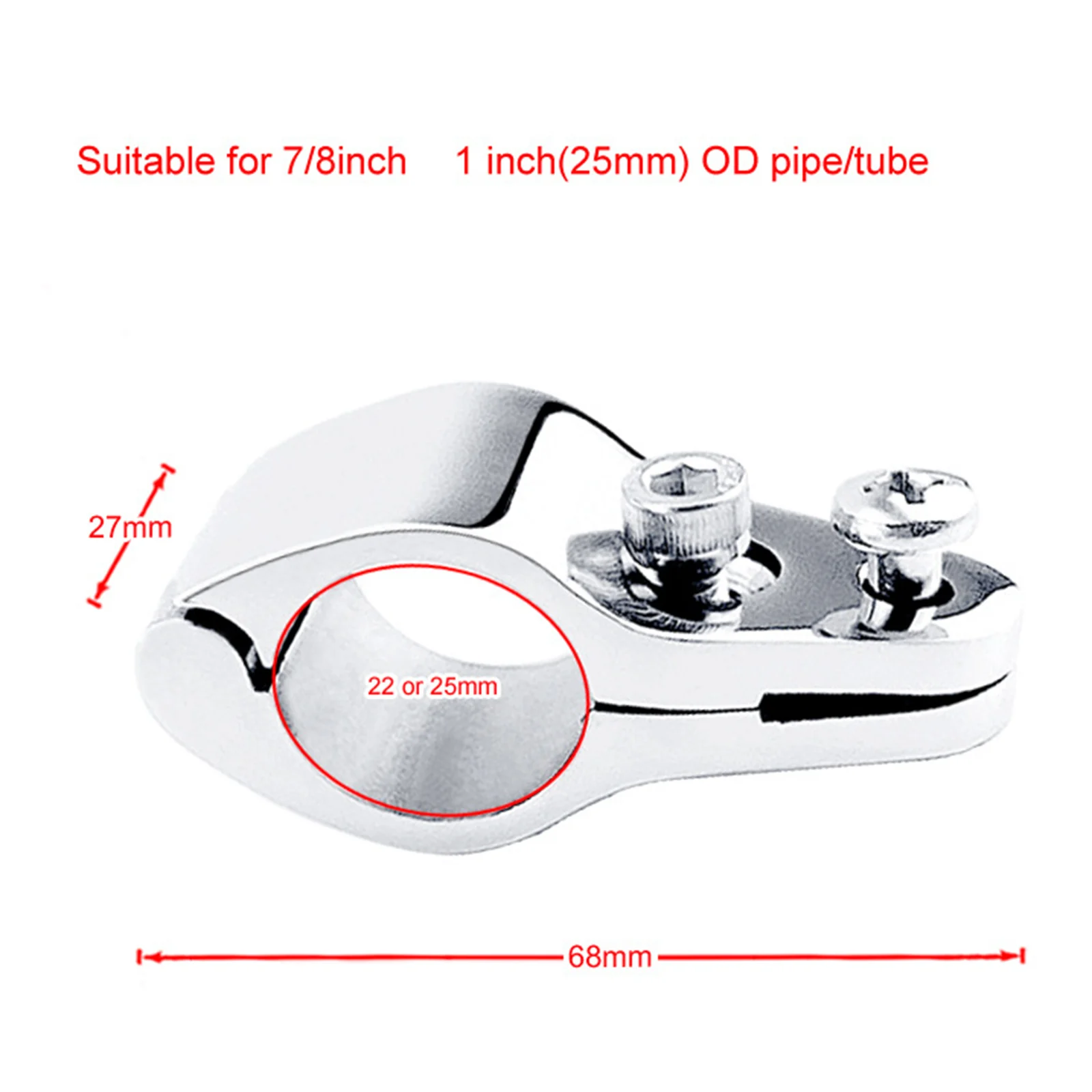 

316 Нержавеющая сталь лодка Бимини Топ навесной Челюсти Слайд петля 1 "25 мм, для тяжелых условий эксплуатации со штифтовым соединением, с & Cam з...