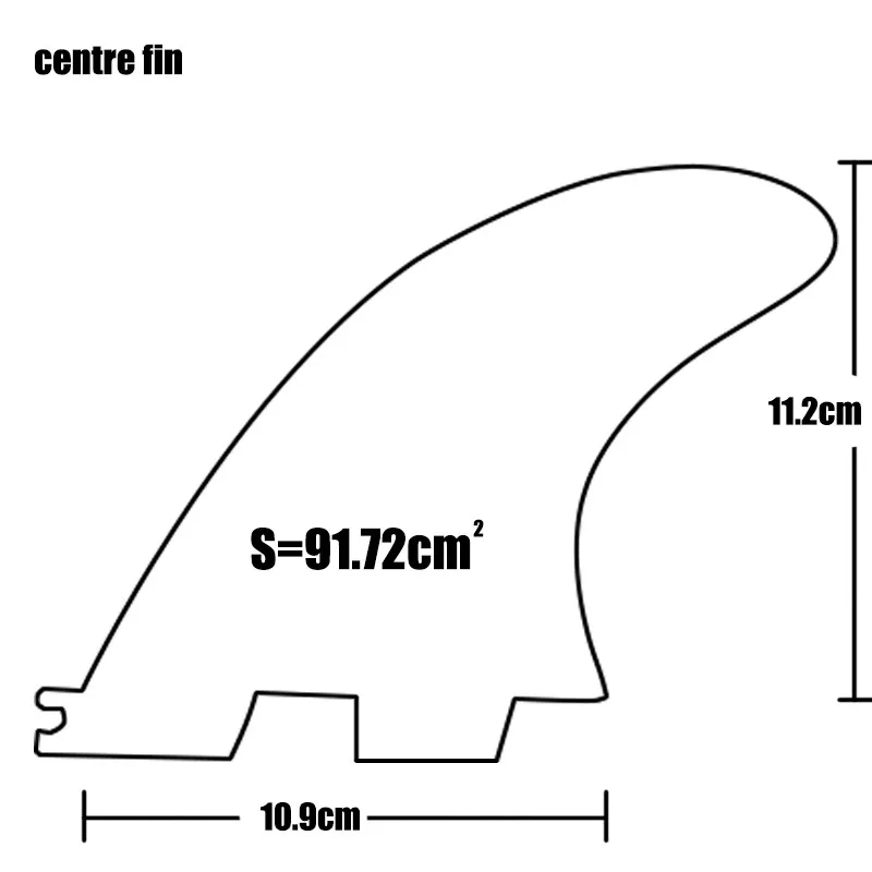 Доска для серфинга с двумя язычками 2 плавника k2.1 в комплекте 5 элементов плавник