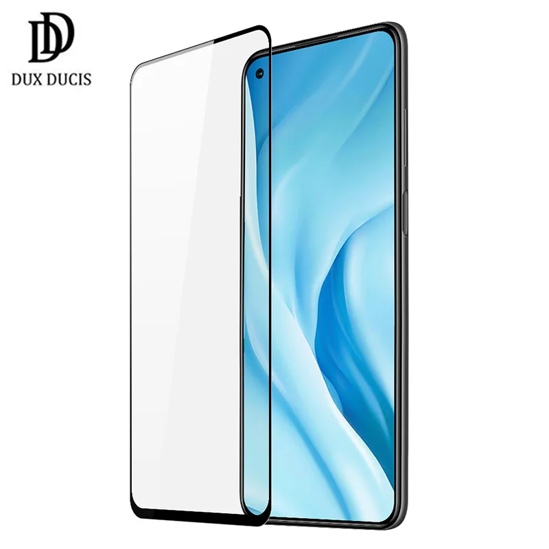 

For Xiaomi Mi 11 Lite 5G Tempered Glass 9H HD Clear Sensitive Full Coverage Anti-Fingerprint Glass Film for Mi 11 Lite Dux Ducis