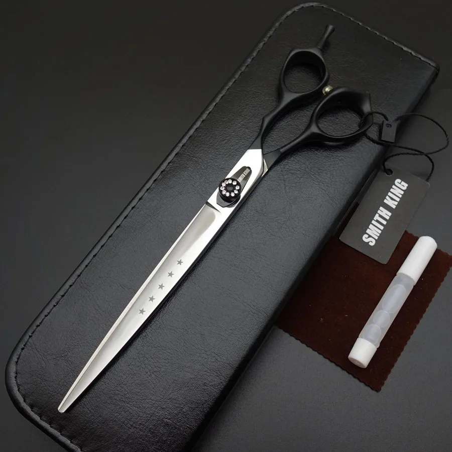 8 дюймов профессиональные ножницы для ухода за домашними животными, SMITH KING 8〞резка/прямые ножницы/филировщики/изогнутые ножницы 440C высокое качество решетки