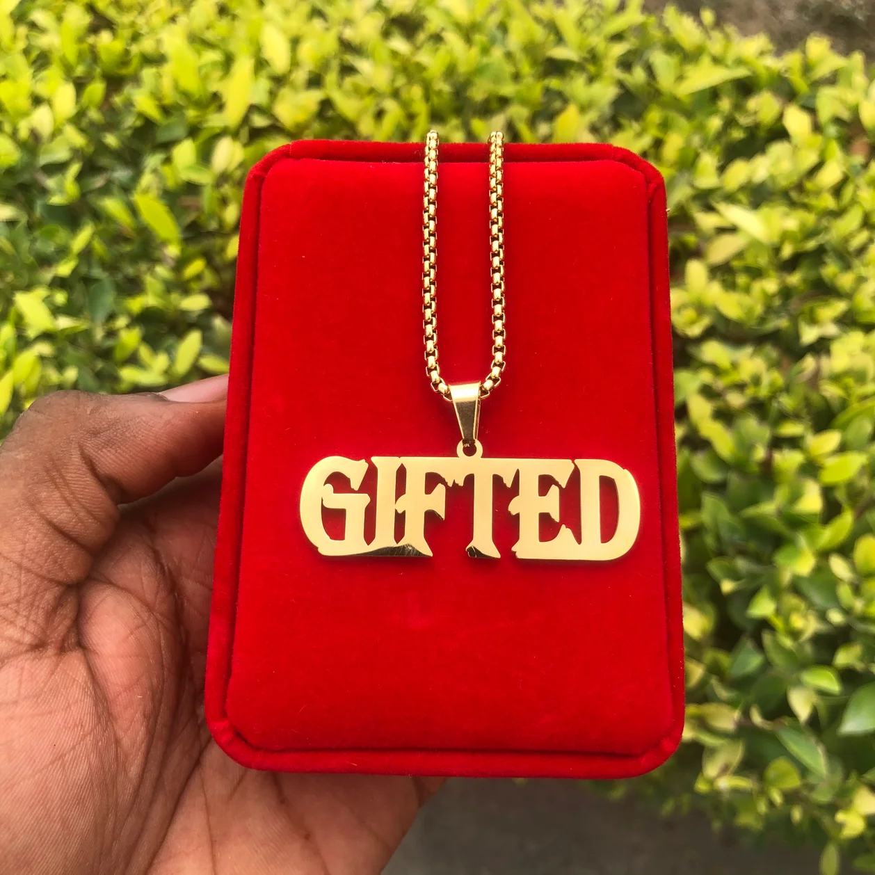 

Мужское ожерелье с именем на заказ, цепочка с бусинами в стиле панк, буквы, толстая и смелая подвеска, ожерелье-чокер с именной табличкой, подарки для братьев, друзей, семьи