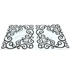 4 шт. стены окна зеркало для ванной комнаты Стекло съемный художественный стикер Бумага Наклейка Декор