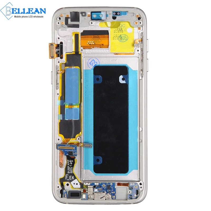 Dinamico Super Amoled G935 ЖК-дисплей для samsung Galaxy S7 Edge ЖК-экран сенсорный дигитайзер сборка G935F дисплей с рамкой 1 шт