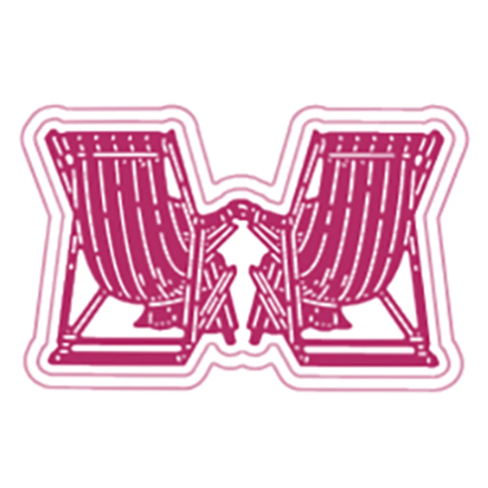 

Arrival 2021 Carnation Crafts Beach Chairs Blankets Metal Cutting Dies Diy Scrapbooking Card Making Decoration Embossing Folders