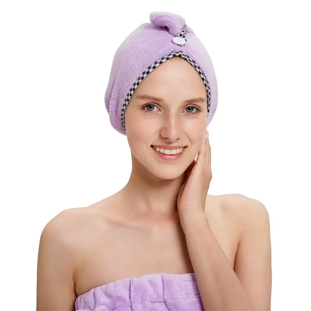 

3pcs Microfiber Bath Towel Hair Dry Quick Drying Lady Bath Towel Soft Shower For Woman Man Turban Head Wrap Bathing Tools New
