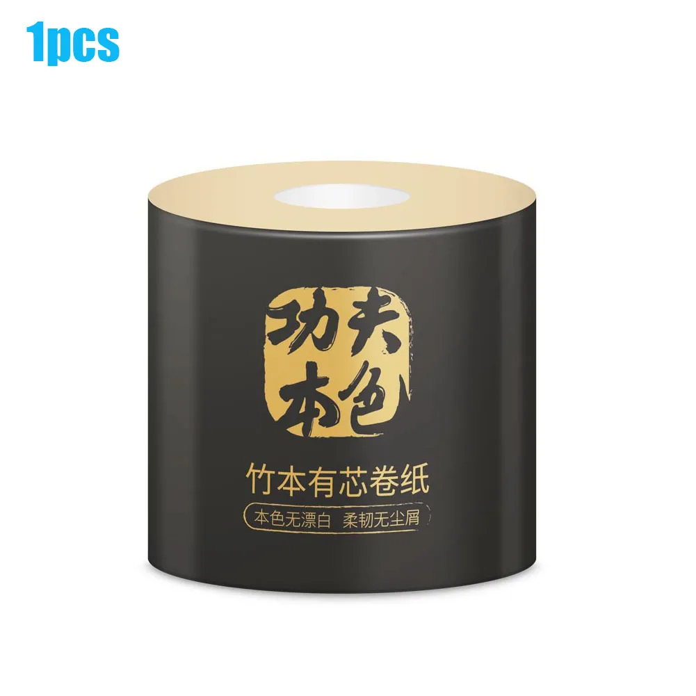 1 шт. туалетная бумага 4 слойная бамбуковая целлюлоза рулонная для отеля домашняя
