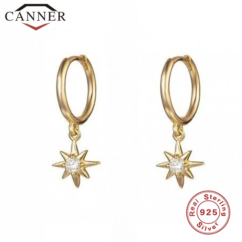 Серьги кольца из стерлингового серебра 925 пробы для женщин минималистичный Инс