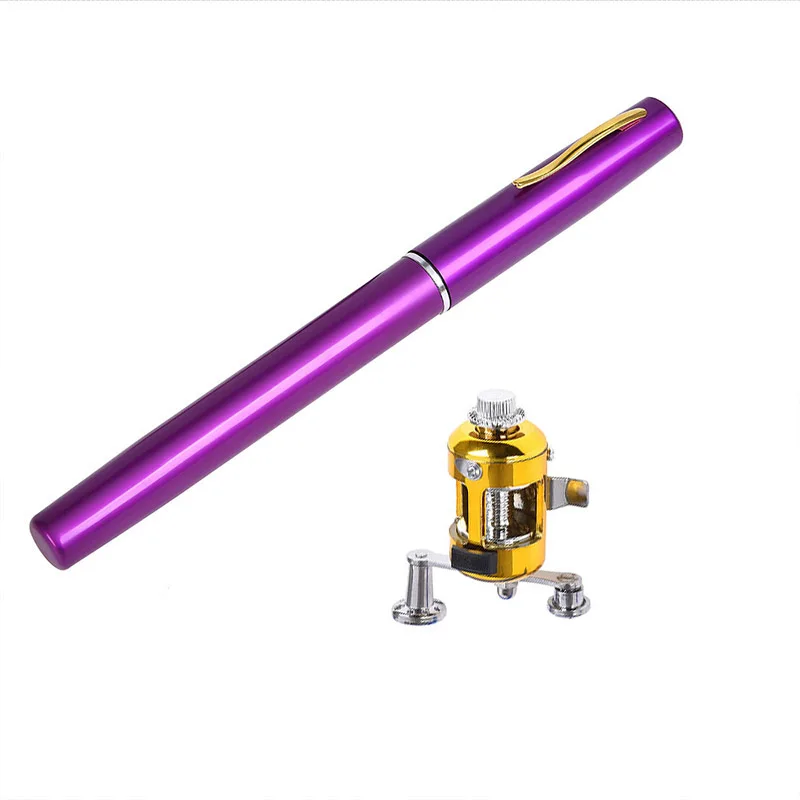 Портативная карманная Удочка в форме ручки набор рыболовных снастей