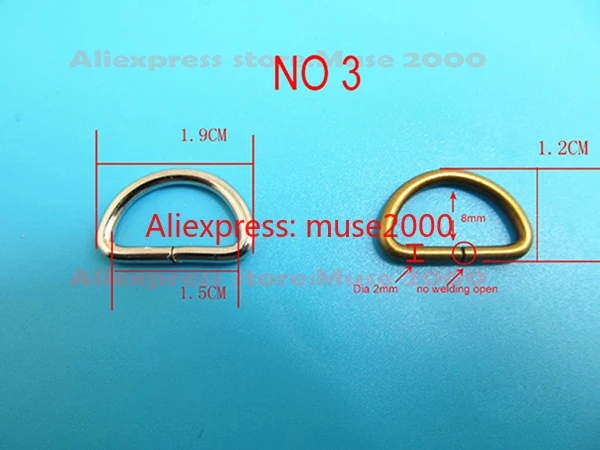 _ Пряжка стальной металлический D образный зажим для крепления ремня