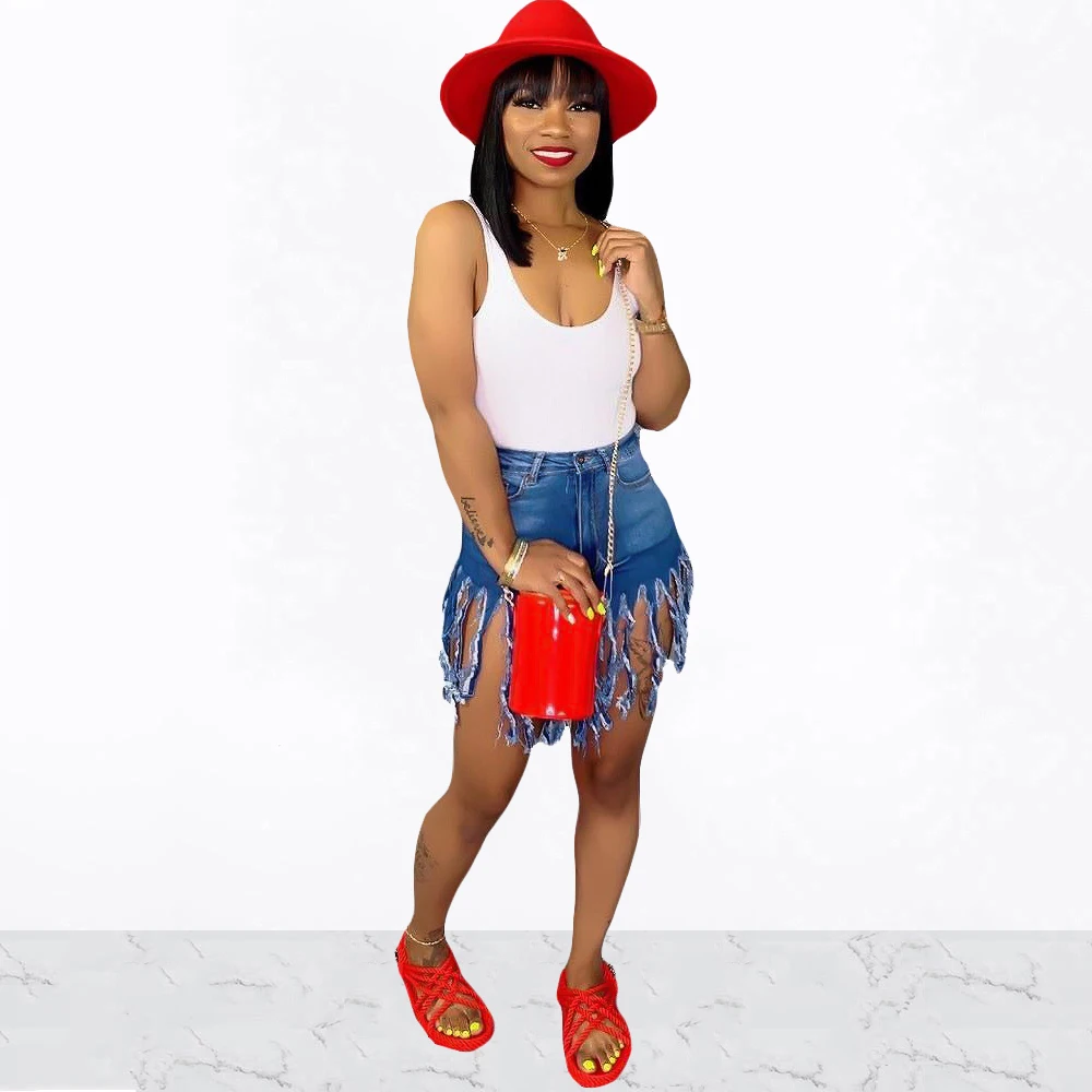 

Women Casual High Waist Ripped Tassel Solid Slim Denim Shorts Summer Female Vintage Pockets Camouflage Bodycon Shorts Plus Size