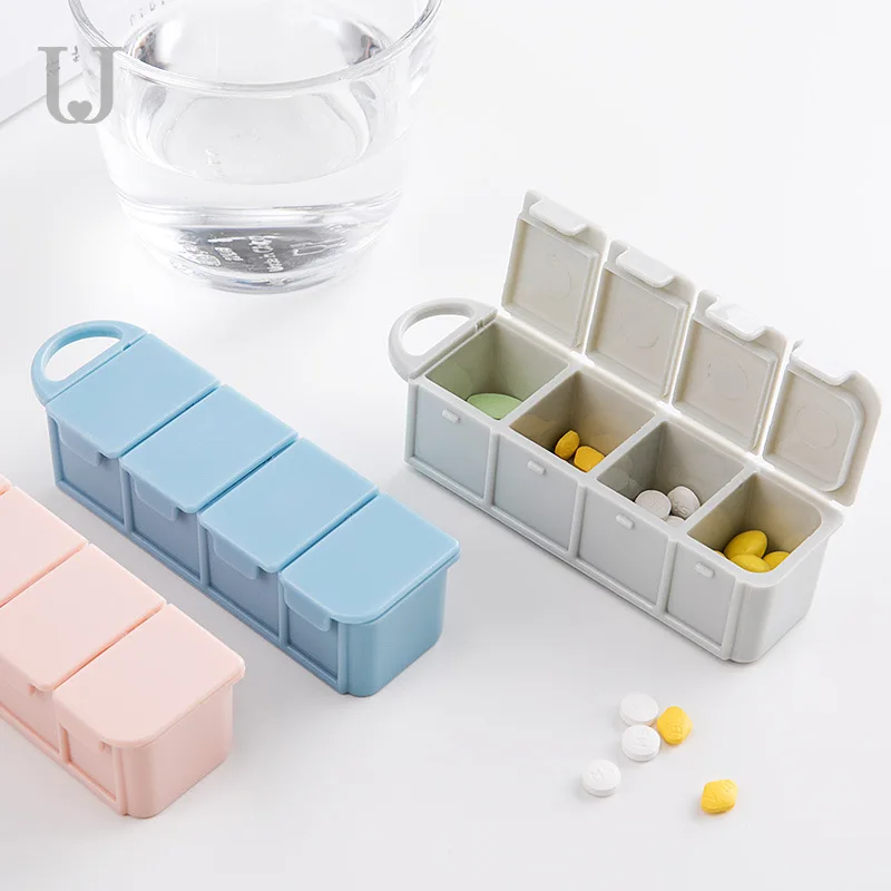 

Youpin Jordan&Judy Portable Seperate Medicine Box Dispensing Pill Box Sealed Moisture-proof Reminder Pill Box