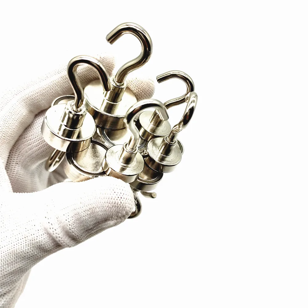 Большая мощность магнитный крючок для холодильника никелевое покрытие