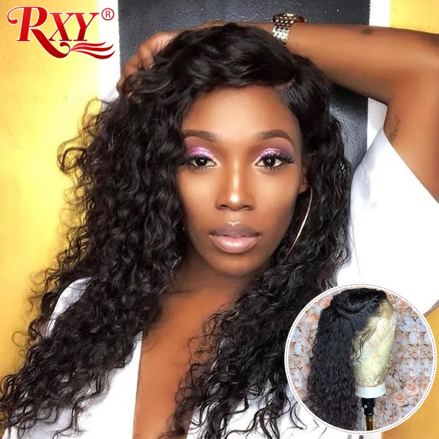 RXY Синтетические волосы на кружеве парики из натуральных волос кружевной основе