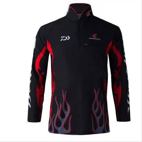 2020 Outdoor Sport Shirts Breathable Fishing Clothes Men Luxury Brand Daiwa Long Sleeve breathable Uv Sun Jacket | Спорт и