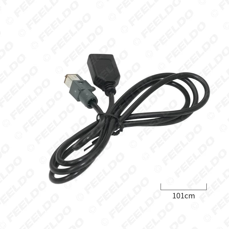 LEEWA 15 шт. автомобильный аудио гнездовой USB кабель AUX In адаптер 4 контактный разъем
