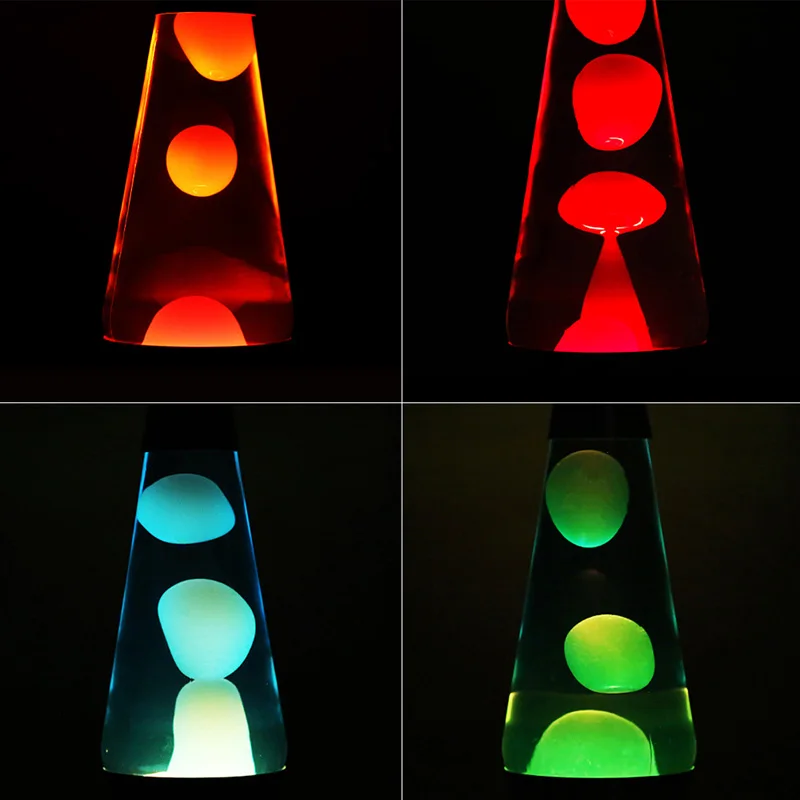 Светодиодный Творческий жидкой лавы лампа Спальня прикроватные лампы с медузами
