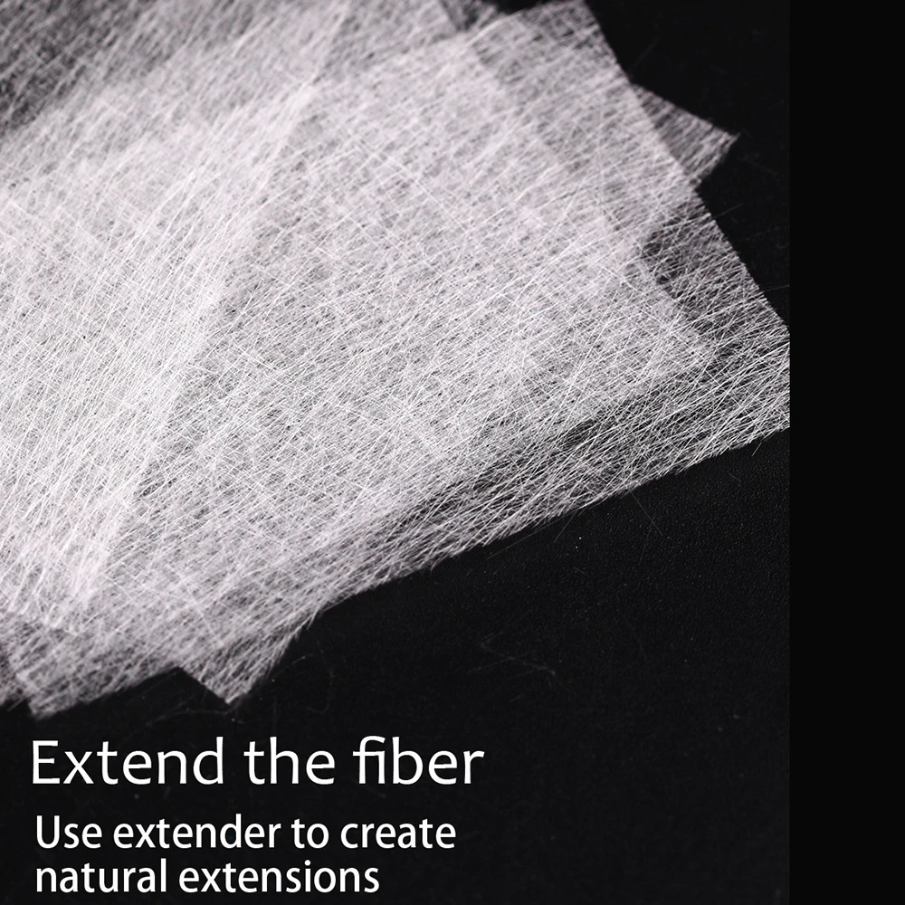 10/20 шт. шелковая Стекловолоконная форма для наращивания ногтей нетканые