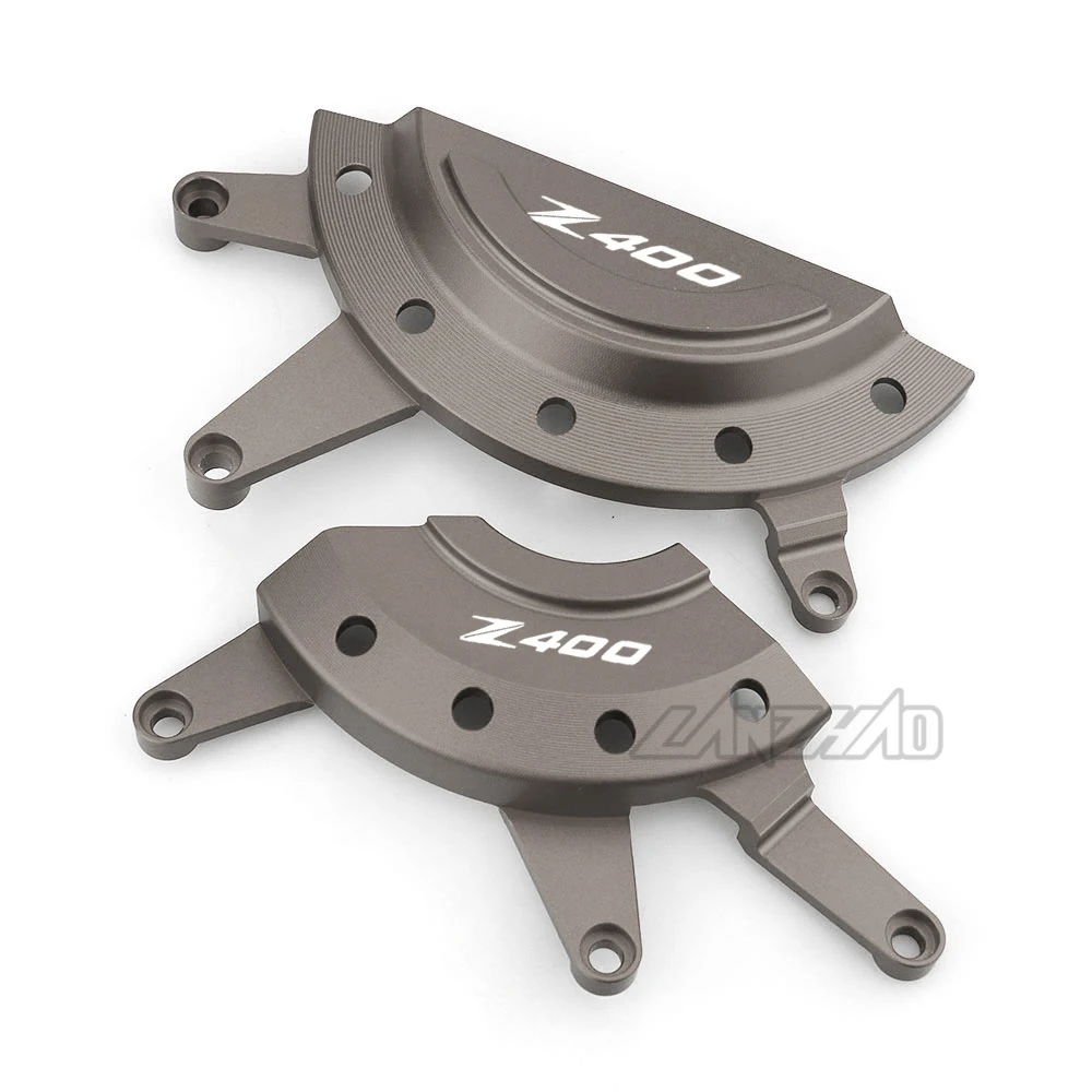 CNC алюминиевый мотоциклетный защитный боковой Чехол для двигателя статора, защитный чехол, зеленый, черный, красный для Kawasaki Ninja 400 Z400