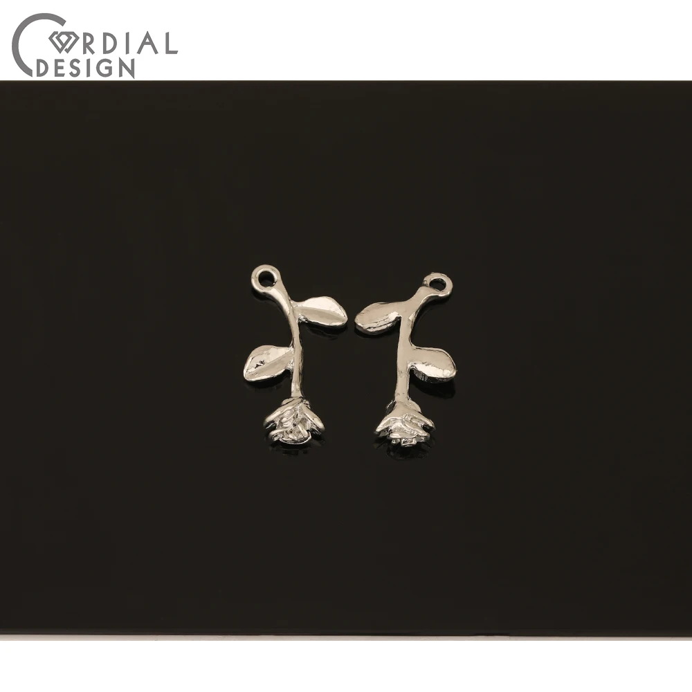 

Cordial Design 100Pcs 16*27MM Jewelry Accessories/Earrings Pendants/Flower Shape/Charms/Hand Made/Jewelry Findings & Components