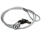 Замок для компьютера, Китай, кабельная цепь с ключом, замок для ноутбука, противоугонная цепь, замки для ноутбука, Прямая поставка