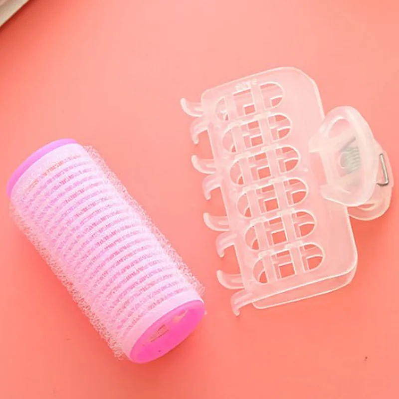 Женская Волшебная бигуди для волос инструмент пластиковые челки вьющиеся