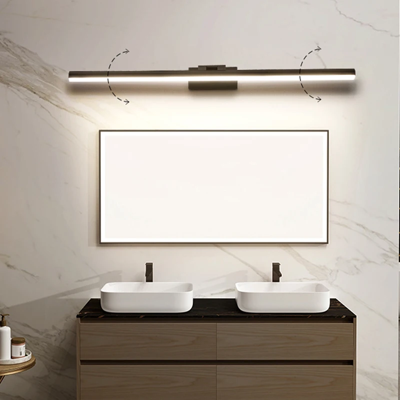 Зеркало с подсветкой led лампа современный минималист ванная комната шкафа