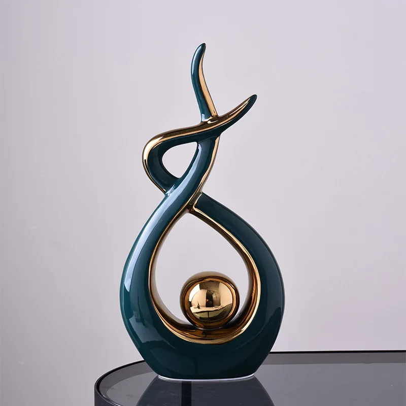 

Modern simple living room TV cabinet wine cabinet decoration creative home interior decoration soft decoration crafts