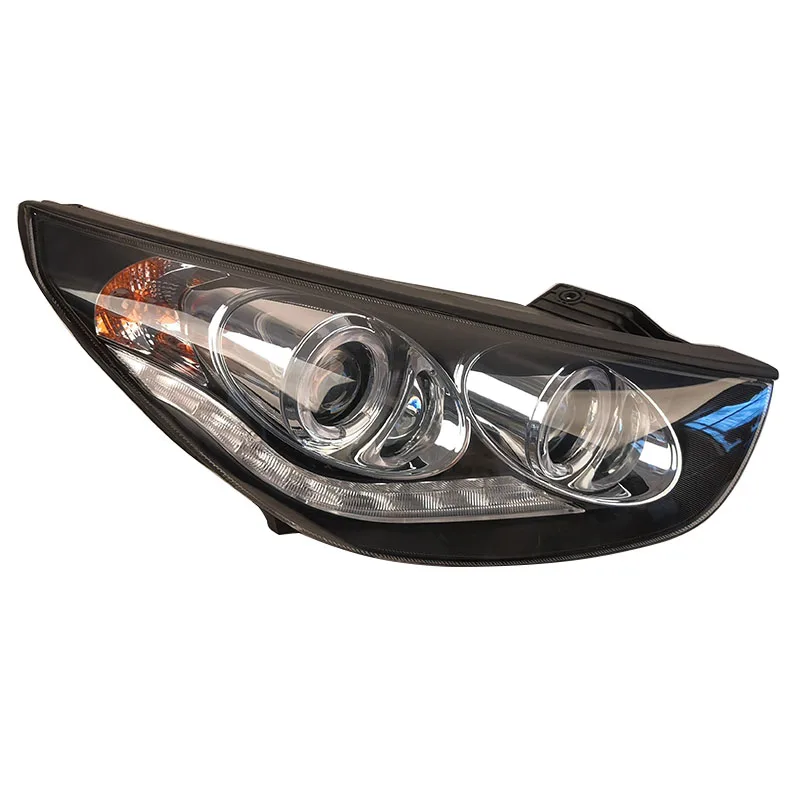 Пара модифицисветодиодный черных светодиодных фар ангельский глаз с апертурой