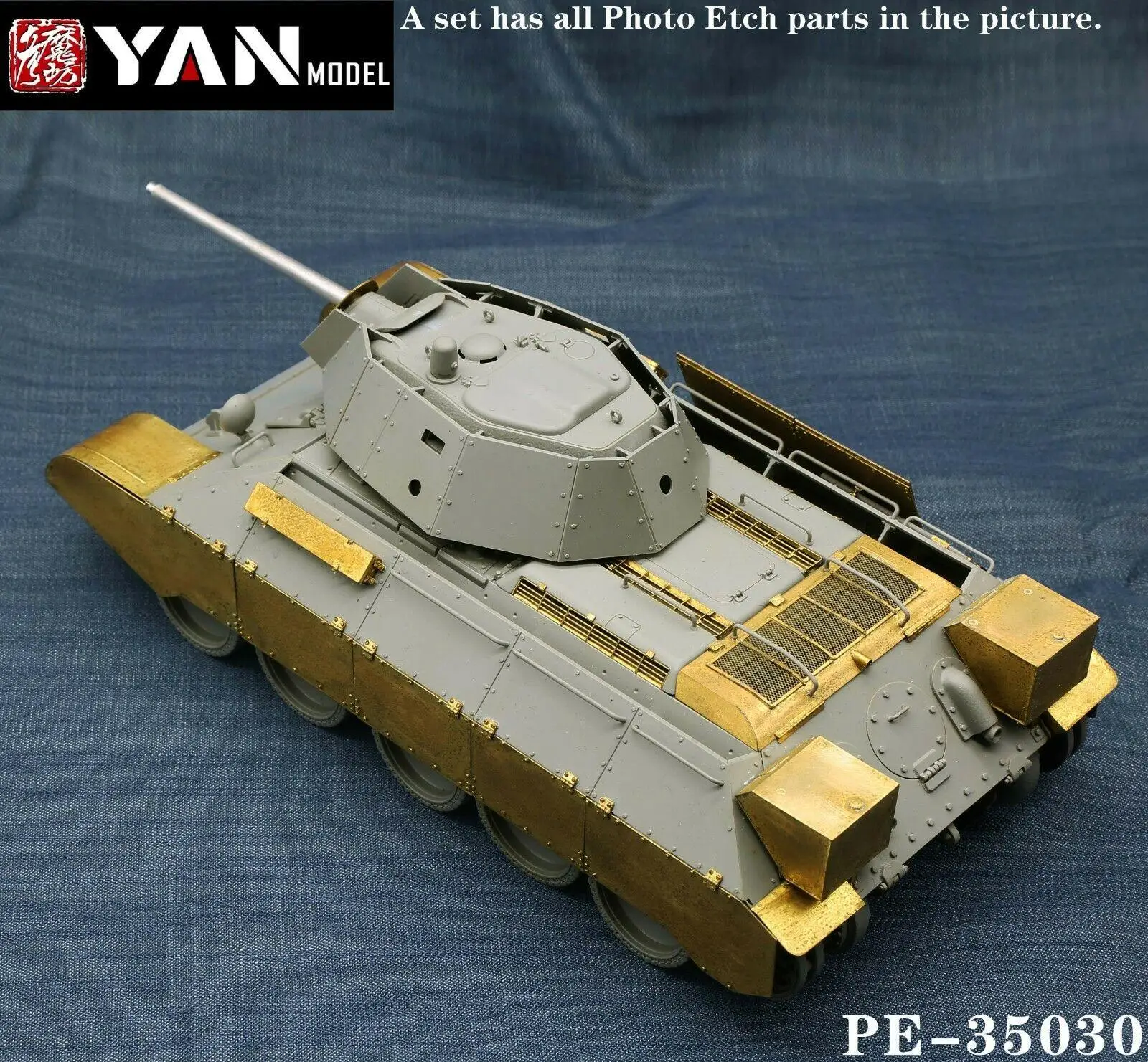 Yan модель PE-35030 1/35 шкала T-34/76 набор деталей для разметки границы BT-009 | Игрушки и
