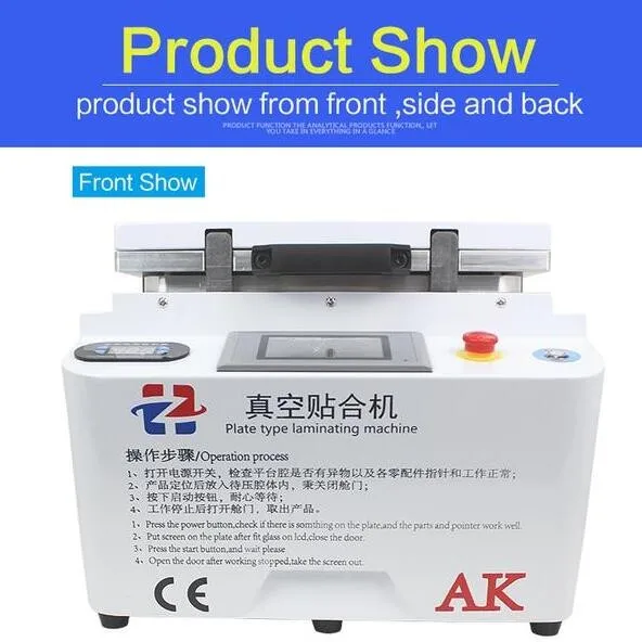 Ремонтная комбинация AK lcd OCA Вакуумный Ламинатор машина + пленка ламинатор