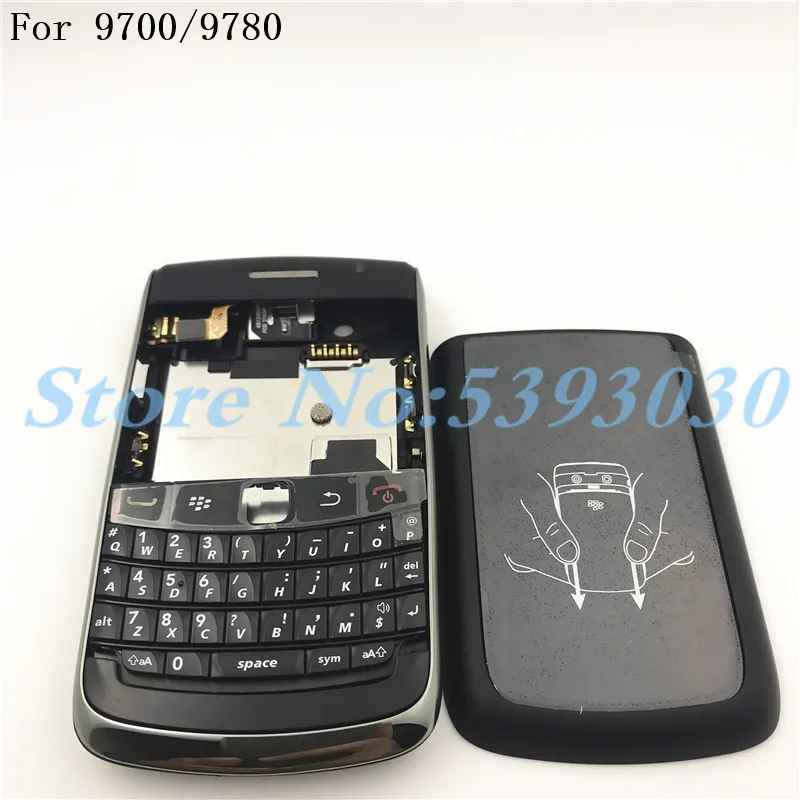 Оригинальный чехол для BlackBerry Bold 9700 9780 задняя крышка аккумулятора английская