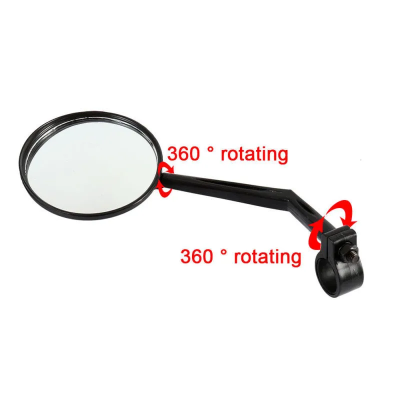 360 grad rotation fahrrad rückspiegel mtb bike lenker universal einstellbare radfahren konvex rückspiegel zubehör free global shipping
