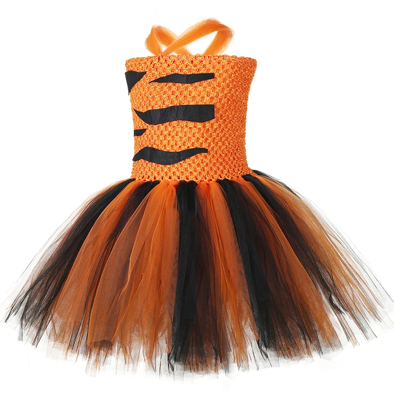 Детский костюм тигра для косплея Детские вечерние платья пачки девочек на день