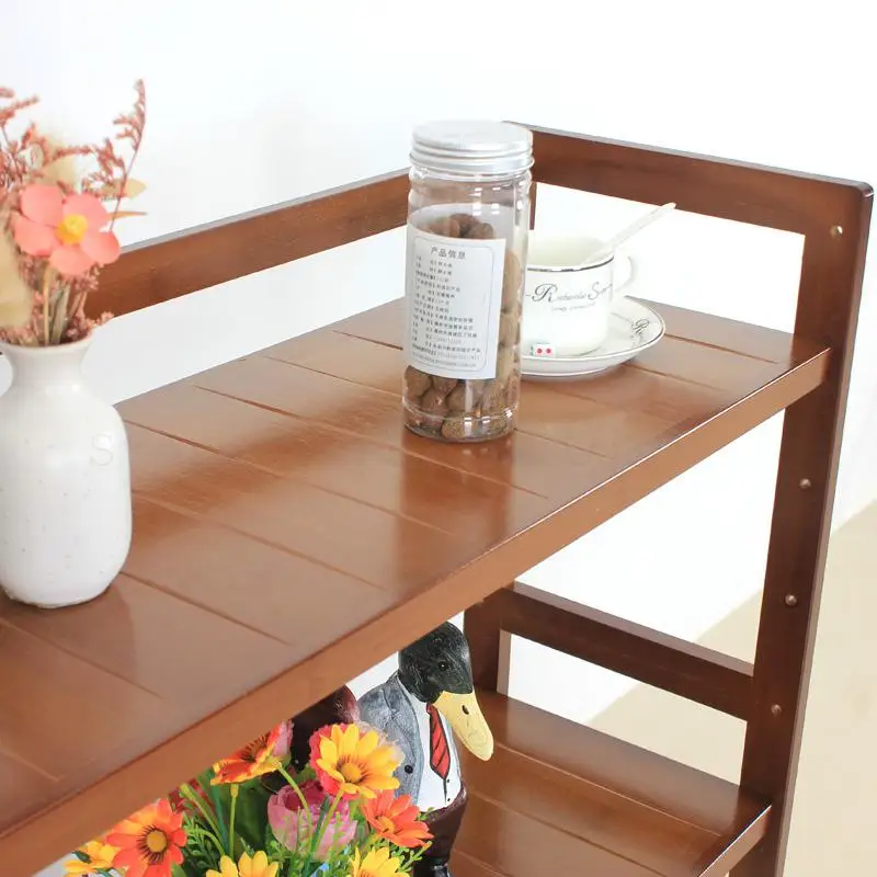 Mobile Shelf Pulley Bookshelf Receive Home Office Multifunctional Small 26 Cm Wide. It's Light Brown | Дом и сад