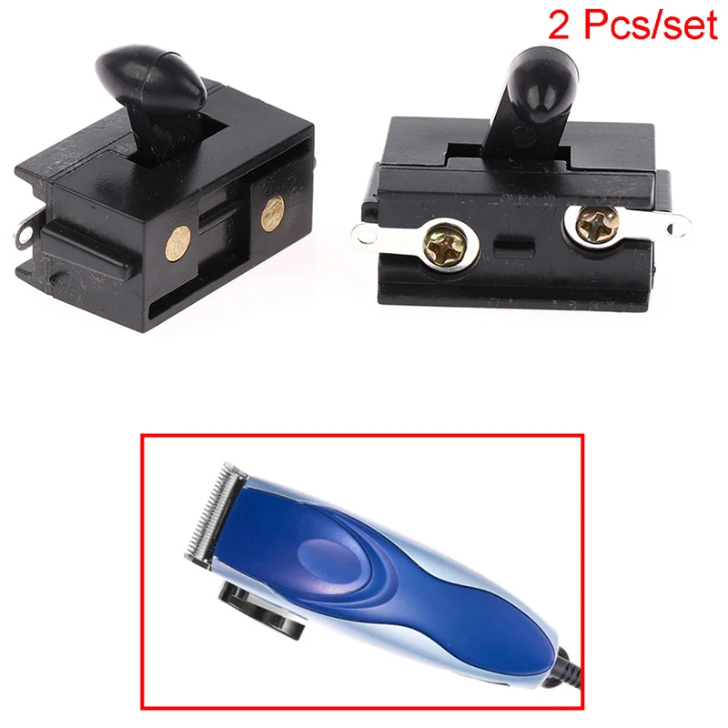 

2 Pcs Electric Hair Trimmer Clipper Replacement Power Switch Clipper Accessory