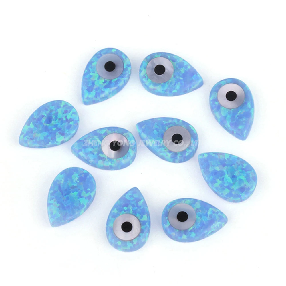 Новое поступление 1 шт./лот Бесплатная доставка 8*12 мм Груша сглаза опал кулон