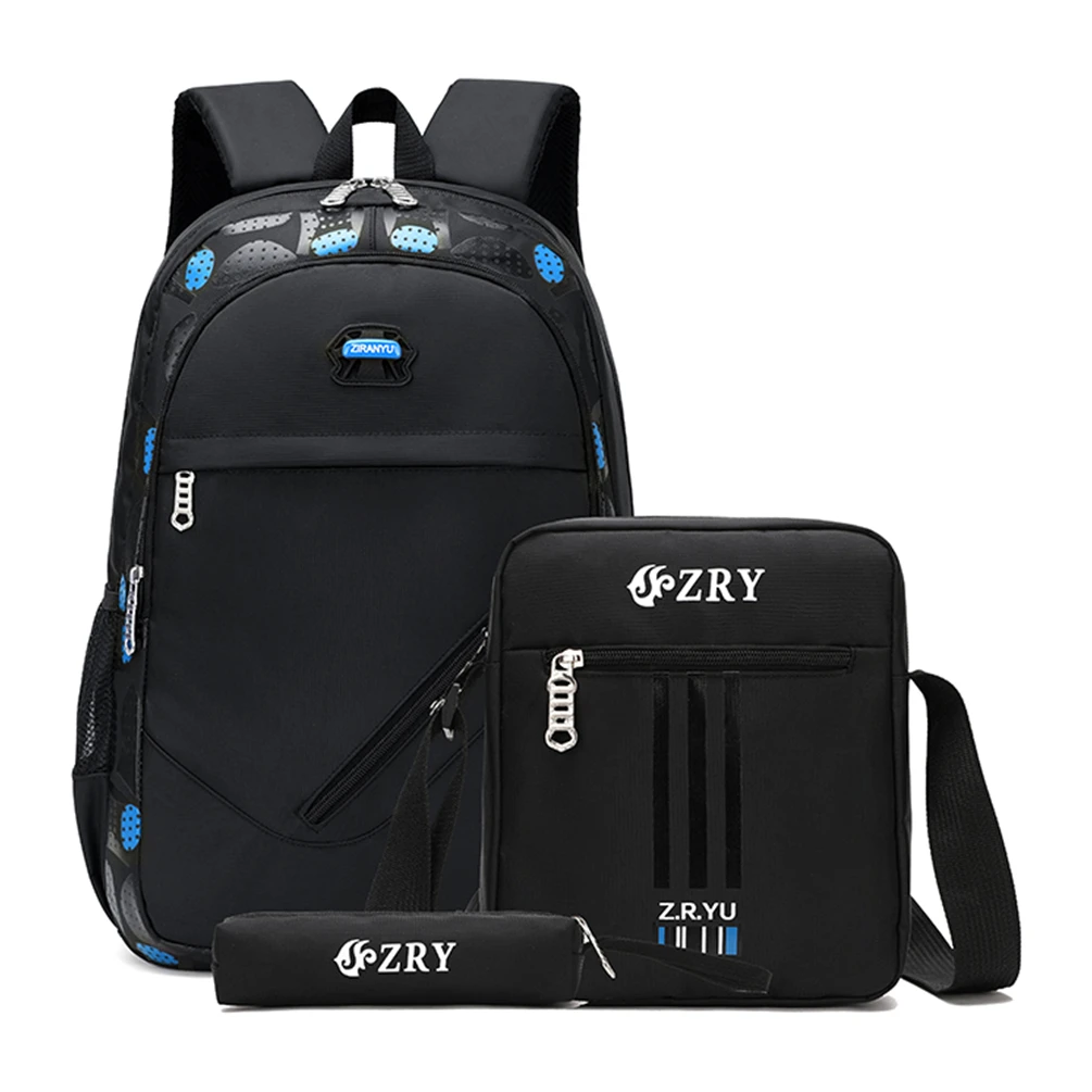 

3Pcs Camo Primary Middle High School Bag Backpack Set with Crossbody Bag Camouflage Elementary Boys Bookbag Rucksack Mochilas