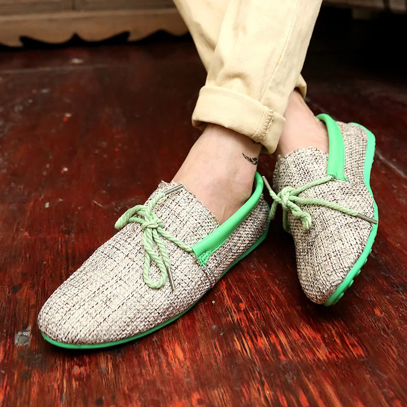 

Size 45 Fashion Linen Canvas Mens Shoes Breathable New Trends 2020 Hot Sale Man Casual Shoe Male Sneaker Summer Shoes Men Loafer